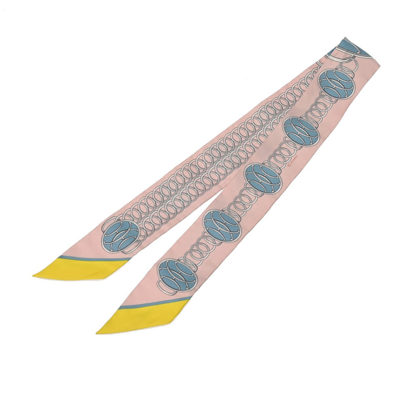 HERMES エルメス ツイリー LIFT PROFILE マルチカラー レディース シルク100％ スカーフ Bランク 中古 銀蔵