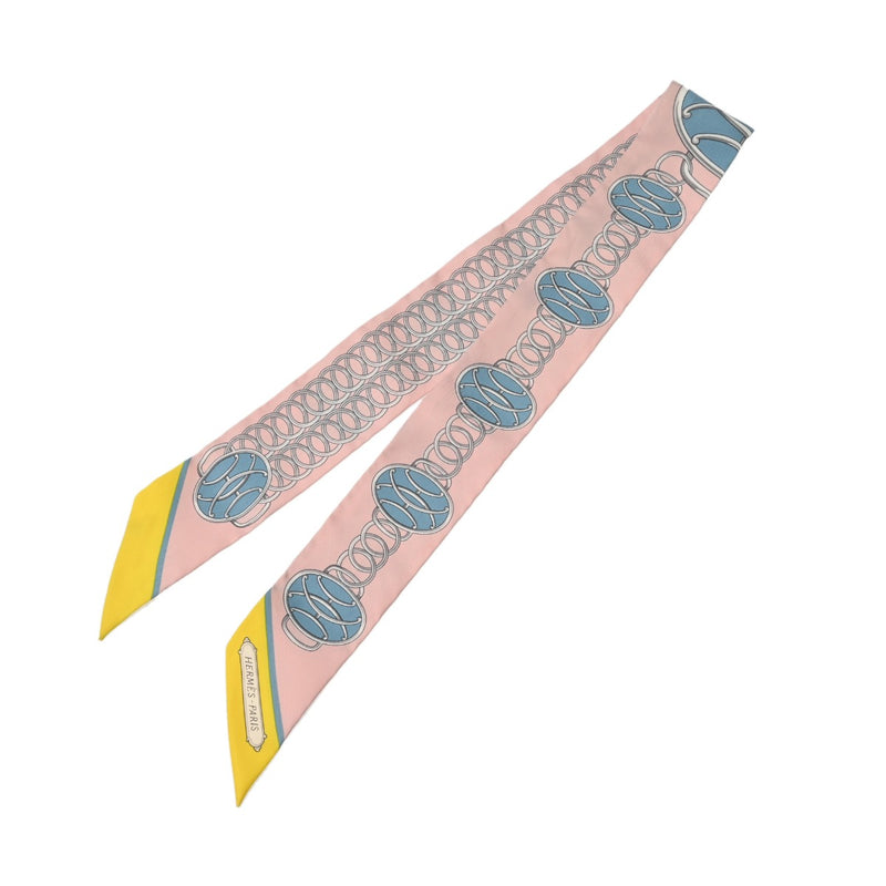 HERMES エルメス ツイリー LIFT PROFILE マルチカラー レディース シルク100％ スカーフ Bランク 中古 銀蔵