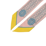 HERMES エルメス ツイリー LIFT PROFILE マルチカラー レディース シルク100％ スカーフ Bランク 中古 銀蔵