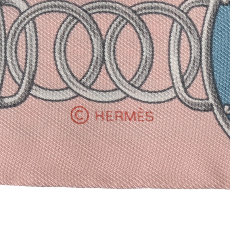 HERMES エルメス ツイリー LIFT PROFILE マルチカラー レディース シルク100％ スカーフ Bランク 中古 銀蔵
