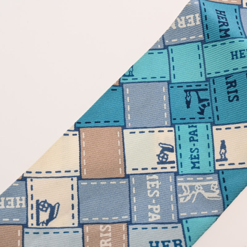 HERMES エルメス ツイリー BOLDUC AU CARRE マルチカラー レディース シルク100％ スカーフ Bランク 中古 銀蔵