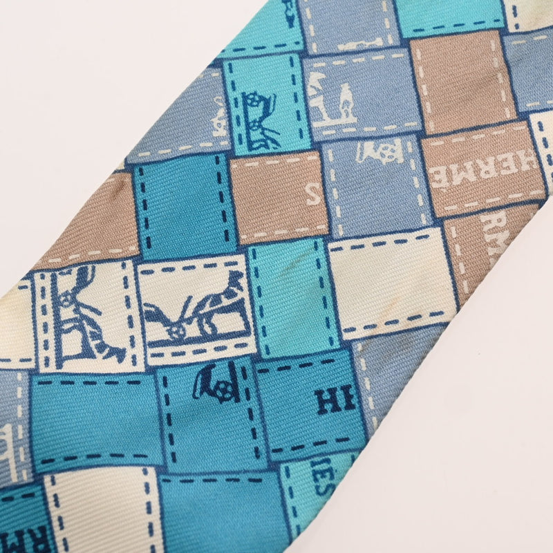 HERMES エルメス ツイリー BOLDUC AU CARRE マルチカラー レディース シルク100％ スカーフ Bランク 中古 銀蔵