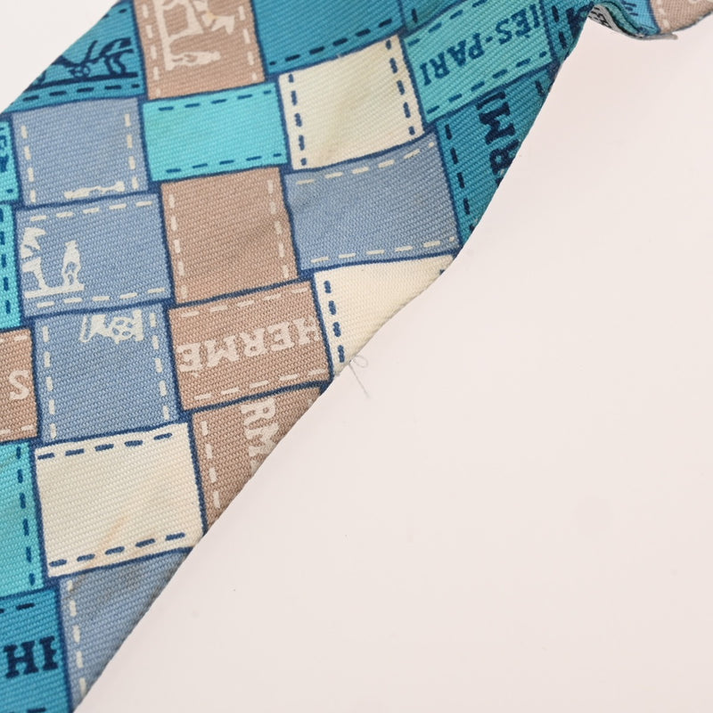 HERMES エルメス ツイリー BOLDUC AU CARRE マルチカラー レディース シルク100％ スカーフ Bランク 中古 銀蔵