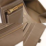 HERMES エルメス ベアン スフレ エトゥープ B刻印(2023年頃) レディース シェーブル 長財布 Bランク 中古 銀蔵