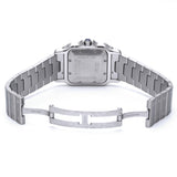 カルティエ サントスガルベ LM 20周年限定 W20040D6 シルバー ボーイズ 腕時計 自動巻き 中古 銀蔵