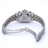 カルティエ サントスガルベ ゴドロンブレス アンティーク ホワイト レディース 腕時計 自動巻き 中古 銀蔵