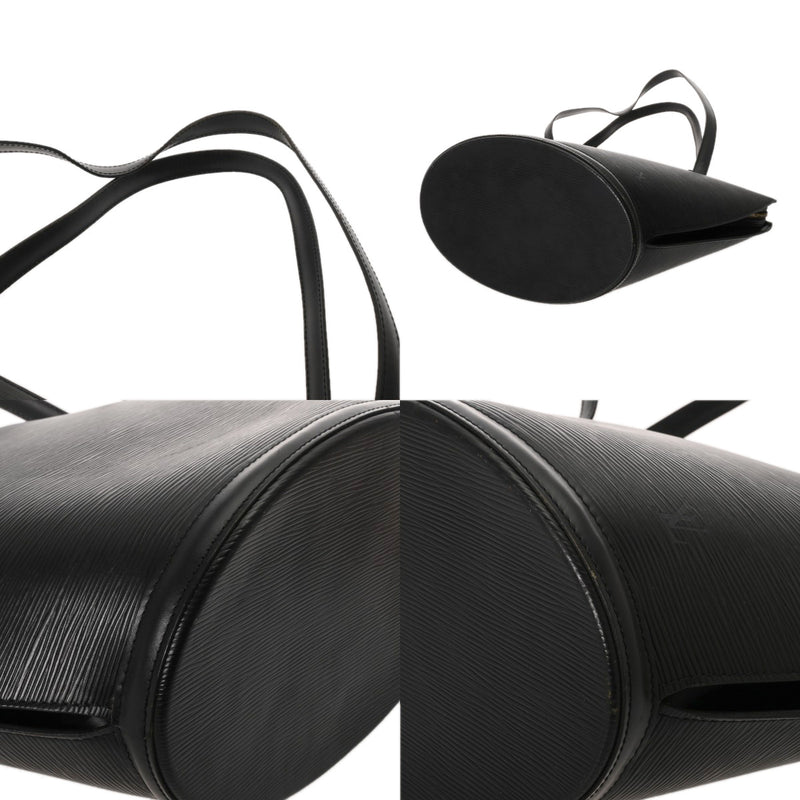 LOUIS VUITTON ルイヴィトン エピ サンジャック ノワール M52262 レディース レザー ショルダーバッグ Bランク 中古 銀蔵