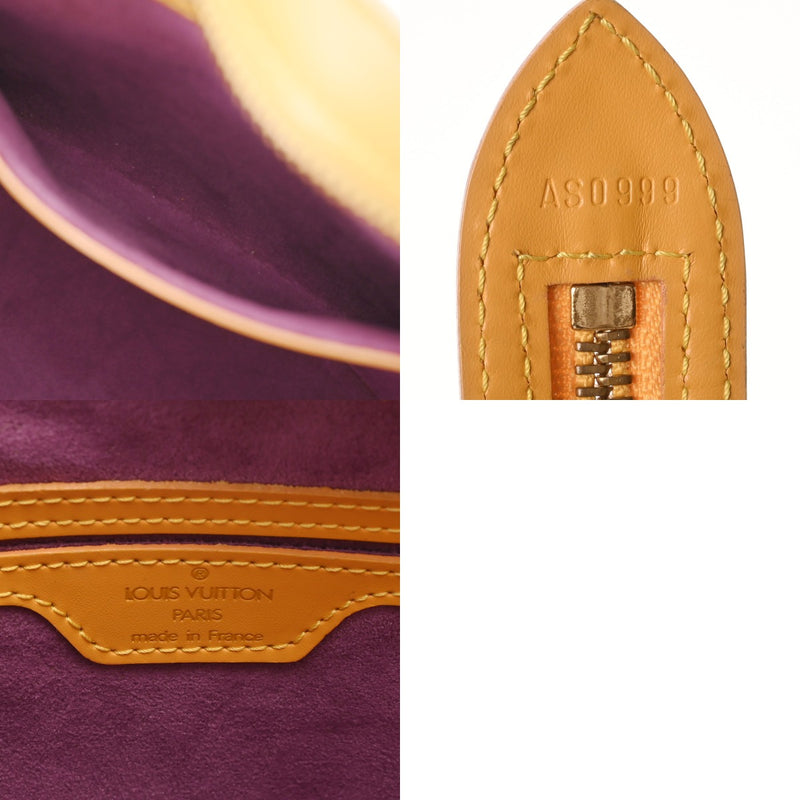 LOUIS VUITTON ルイヴィトン エピ サンジャック タッシリイエロー M52279 レディース レザー ハンドバッグ ABランク 中古 銀蔵