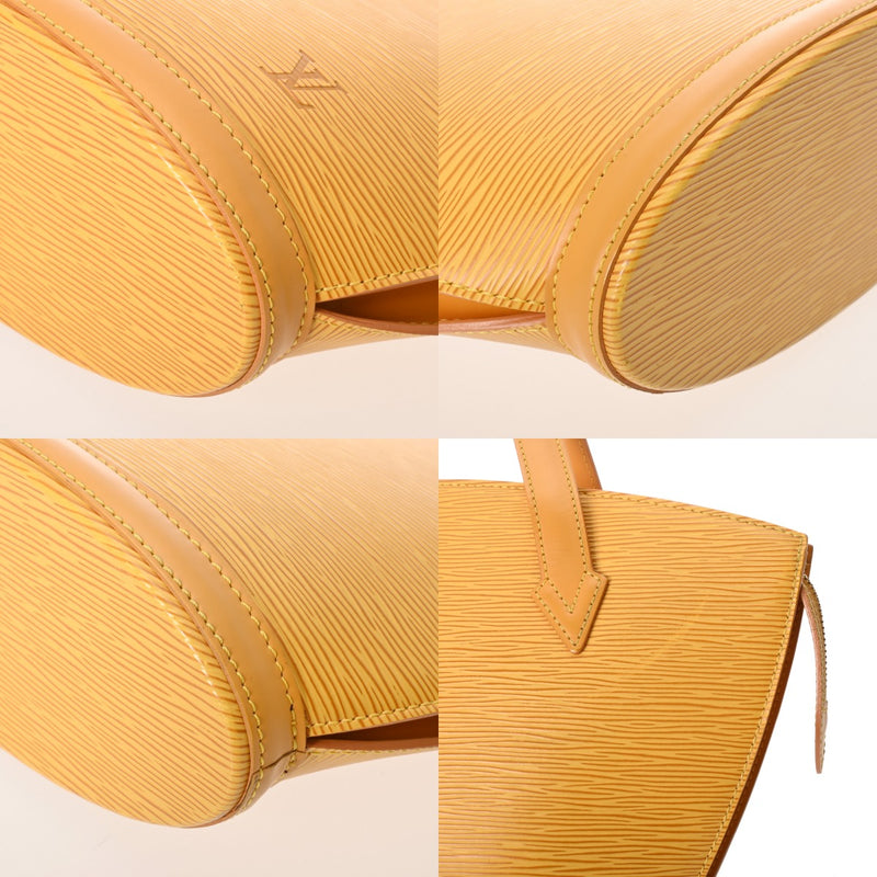 LOUIS VUITTON ルイヴィトン エピ サンジャック タッシリイエロー M52279 レディース レザー ハンドバッグ ABランク 中古 銀蔵
