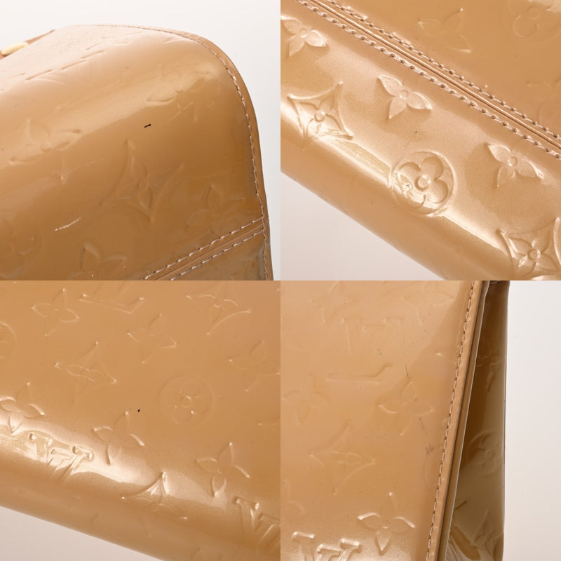 LOUIS VUITTON ルイヴィトン モノグラムヴェルニ ロクスバリードライブ ノワゼット M91372 レディース ヴェルニ ハンドバッグ Bランク 中古 銀蔵