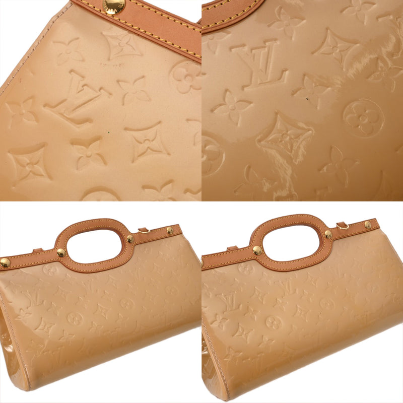 LOUIS VUITTON ルイヴィトン モノグラムヴェルニ ロクスバリードライブ ノワゼット M91372 レディース ヴェルニ ハンドバッグ Bランク 中古 銀蔵