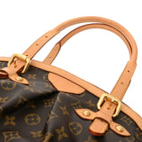 LOUIS VUITTON ルイヴィトン モノグラム ティヴォリ GM ブラウン M40144 レディース モノグラムキャンバス ハンドバッグ ABランク 中古 銀蔵