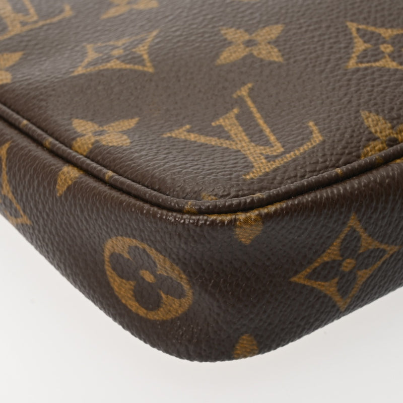 LOUIS VUITTON ルイヴィトン モノグラム ポシェット アクセソワール ブラウン M51980 レディース モノグラムキャンバス アクセサリーポーチ Bランク 中古 銀蔵