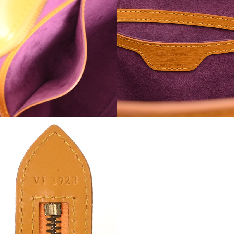 LOUIS VUITTON ルイヴィトン エピ サンジャック タッシリイエロー M52279 レディース レザー ハンドバッグ Bランク 中古 銀蔵