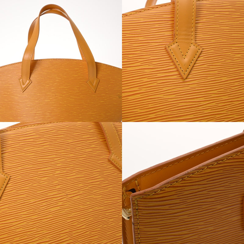 LOUIS VUITTON ルイヴィトン エピ サンジャック タッシリイエロー M52279 レディース レザー ハンドバッグ Bランク 中古 銀蔵
