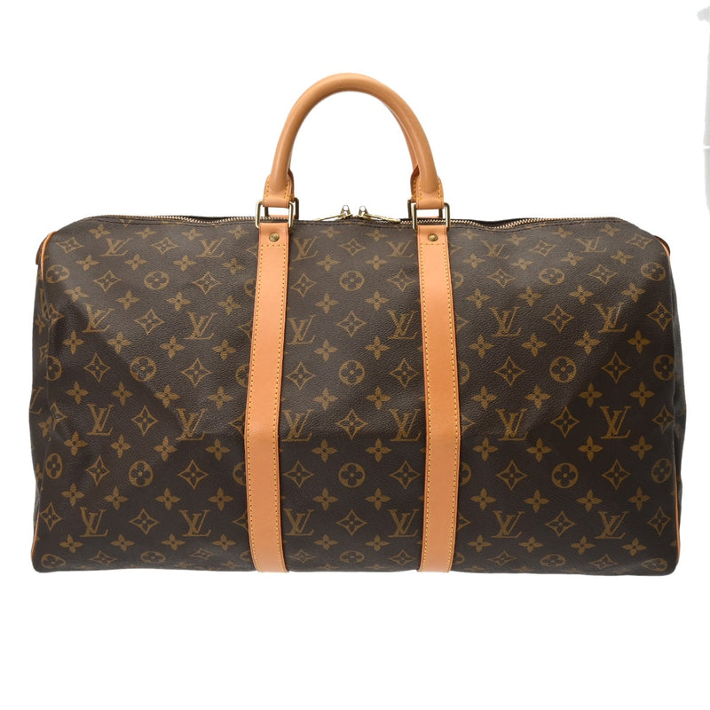 LOUIS VUITTON ルイヴィトン モノグラム キーポル 50 ブラウン M41426 レディース モノグラムキャンバス ボストンバッグ ABランク 中古 銀蔵