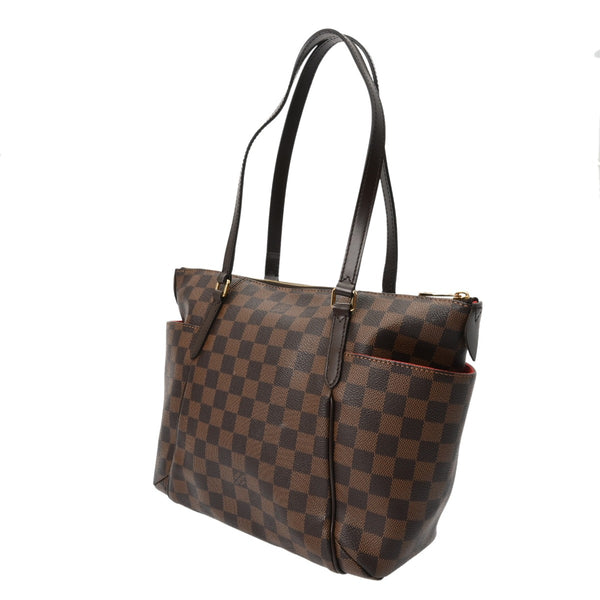 LOUIS VUITTON ルイヴィトン ダミエ トータリー PM ブラウン M41282 ユニセックス ダミエキャンバス トートバッグ ABランク 中古 銀蔵
