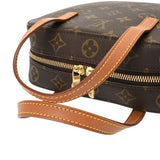 LOUIS VUITTON ルイヴィトン モノグラム スポンティーニ ブラウン M47500 レディース モノグラムキャンバス ハンドバッグ Bランク 中古 銀蔵