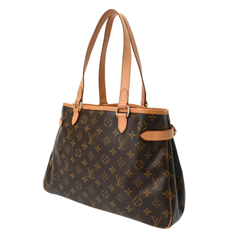 LOUIS VUITTON ルイヴィトン モノグラム バティニョール オリゾンタル ブラウン M51154 レディース モノグラムキャンバス トートバッグ Bランク 中古 銀蔵