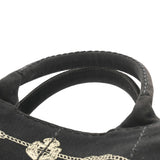 PRADA プラダ カナパ ミニ ブラック 1BG439 レディース キャンバス ハンドバッグ ABランク 中古 銀蔵