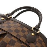 LOUIS VUITTON ルイヴィトン ダミエ トレヴィ PM ブラウン N51997 レディース ダミエキャンバス ハンドバッグ ABランク 中古 銀蔵