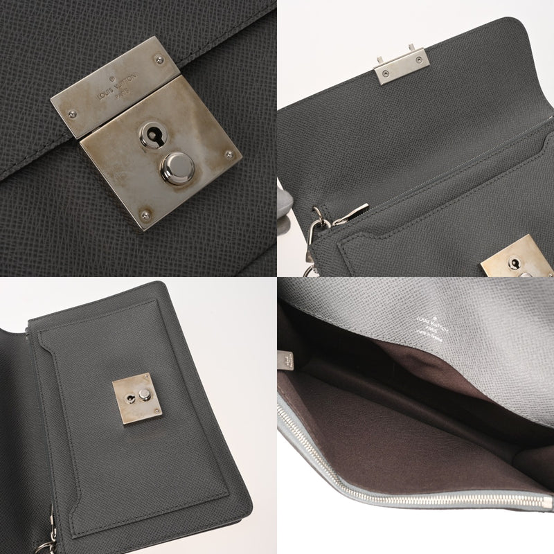 LOUIS VUITTON ルイヴィトン タイガ ネオ ベライア グラシエ M32683 メンズ レザー セカンドバッグ ABランク 中古 銀蔵