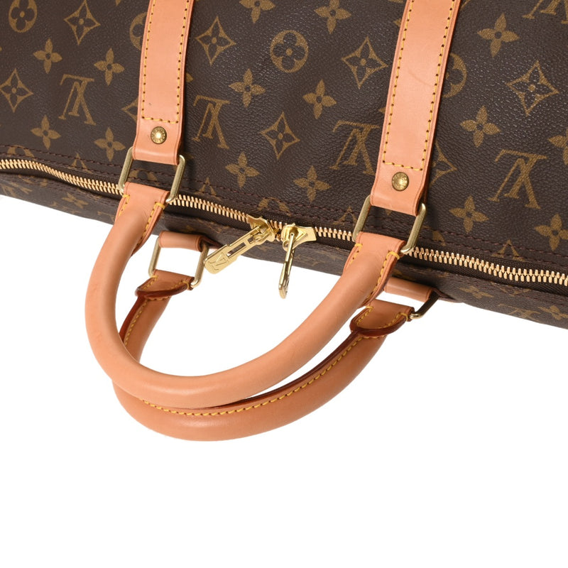 LOUIS VUITTON ルイヴィトン モノグラム キーポル 50 ブラウン M41426 ユニセックス モノグラムキャンバス ボストンバッグ ABランク 中古 銀蔵