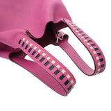 HERMES エルメス ピコタンロック PM マグノリア/ブルーサフィール/クレ C刻印(2018年頃) レディース エプソン ハンドバッグ ABランク 中古 銀蔵