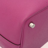 HERMES エルメス ピコタンロック PM マグノリア/ブルーサフィール/クレ C刻印(2018年頃) レディース エプソン ハンドバッグ ABランク 中古 銀蔵