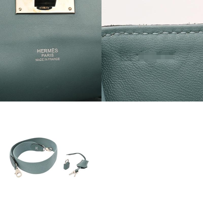 HERMES エルメス ツールボックス 20 2WAY ブルーアトール □R刻印(2014