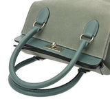 HERMES エルメス ツールボックス 20 2WAY ブルーアトール □R刻印(2014年頃) レディース エバーカラー グリズリー ハンドバッグ Bランク 中古 銀蔵