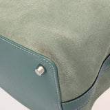 HERMES エルメス ツールボックス 20 2WAY ブルーアトール □R刻印(2014年頃) レディース エバーカラー グリズリー ハンドバッグ Bランク 中古 銀蔵