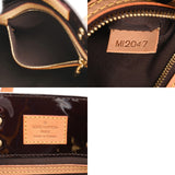 LOUIS VUITTON ルイヴィトン モノグラムヴェルニ リード PM アマラント M91993 レディース ヴェルニ ハンドバッグ Bランク 中古 銀蔵