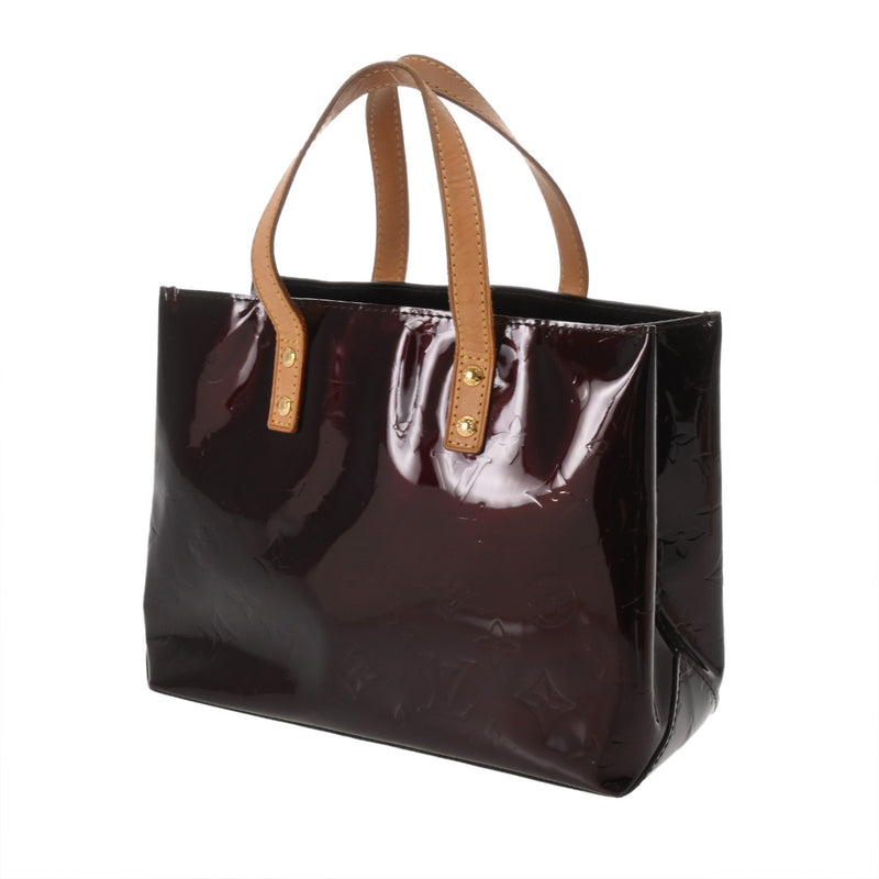 LOUIS VUITTON ルイヴィトン モノグラムヴェルニ リード PM アマラント M91993 レディース ヴェルニ ハンドバッグ Bランク 中古 銀蔵