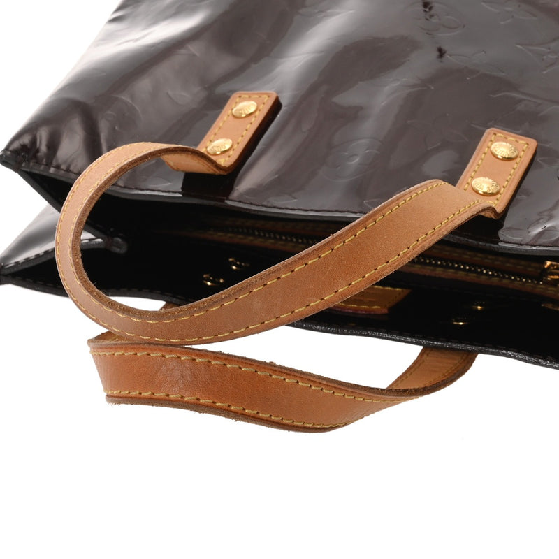 LOUIS VUITTON ルイヴィトン モノグラムヴェルニ リード PM アマラント M91993 レディース ヴェルニ ハンドバッグ Bランク 中古 銀蔵