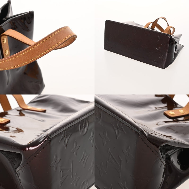 LOUIS VUITTON ルイヴィトン モノグラムヴェルニ リード PM アマラント M91993 レディース ヴェルニ ハンドバッグ Bランク 中古 銀蔵