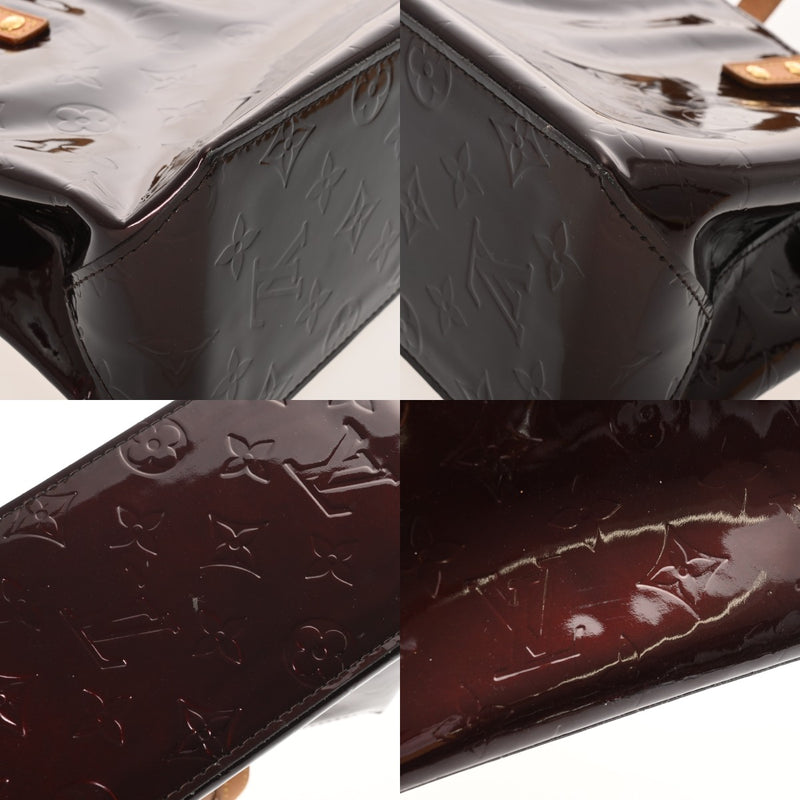 LOUIS VUITTON ルイヴィトン モノグラムヴェルニ リード PM アマラント M91993 レディース ヴェルニ ハンドバッグ Bランク 中古 銀蔵