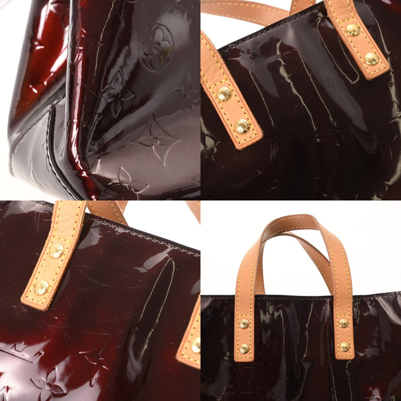 LOUIS VUITTON ルイヴィトン モノグラムヴェルニ リード PM アマラント M91993 レディース ヴェルニ ハンドバッグ Bランク 中古 銀蔵