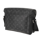 LOUIS VUITTON ルイヴィトン モノグラムエクリプス メッセンジャー ヴォワヤージュPM 黒/グレー M40511 メンズ モノグラムキャンバス ショルダーバッグ Aランク 中古 銀蔵