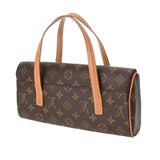 LOUIS VUITTON ルイヴィトン モノグラム ソナチネ ブラウン M51902 レディース モノグラムキャンバス ハンドバッグ Bランク 中古 銀蔵