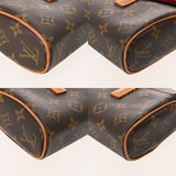 LOUIS VUITTON ルイヴィトン モノグラム ソナチネ ブラウン M51902 レディース モノグラムキャンバス ハンドバッグ Bランク 中古 銀蔵