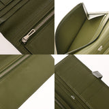 HERMES エルメス ベアンスフレ カノピ □Q刻印(2013年頃) レディース シェーブル 長財布 Bランク 中古 銀蔵