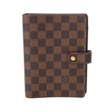 LOUIS VUITTON ルイヴィトン ダミエ アジェンダ MM ブラウン R20240 メンズ ダミエキャンバス 手帳カバー ABランク 中古 銀蔵