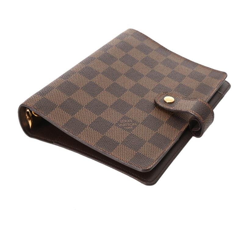 LOUIS VUITTON ルイヴィトン ダミエ アジェンダ MM ブラウン R20240 メンズ ダミエキャンバス 手帳カバー ABランク 中古 銀蔵