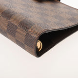 LOUIS VUITTON ルイヴィトン ダミエ アジェンダ MM ブラウン R20240 メンズ ダミエキャンバス 手帳カバー ABランク 中古 銀蔵