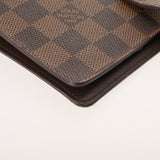 LOUIS VUITTON ルイヴィトン ダミエ アジェンダ MM ブラウン R20240 メンズ ダミエキャンバス 手帳カバー ABランク 中古 銀蔵