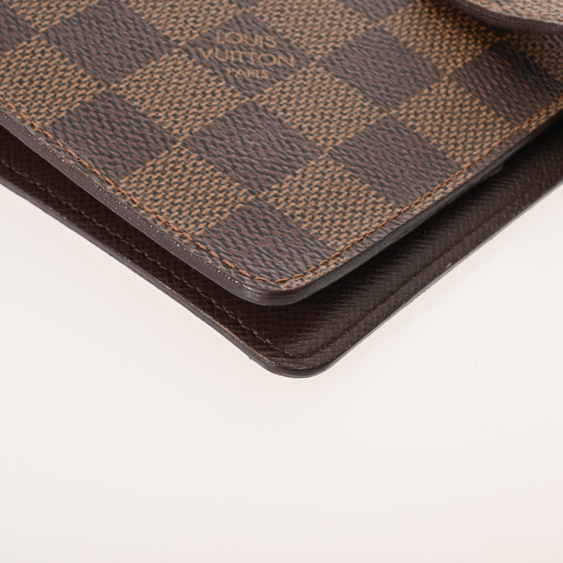 LOUIS VUITTON ルイヴィトン ダミエ アジェンダ MM ブラウン R20240 メンズ ダミエキャンバス 手帳カバー ABランク 中古 銀蔵