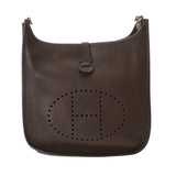 HERMES エルメス エブリン 3 PM ショコラ □Q刻印(2013年頃) ユニセックス トリヨンクレマンス ショルダーバッグ Aランク 中古 銀蔵