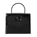 CARTIER カルティエ ハッピーバースデー ブラック レディース レザー ハンドバッグ ABランク 中古 銀蔵