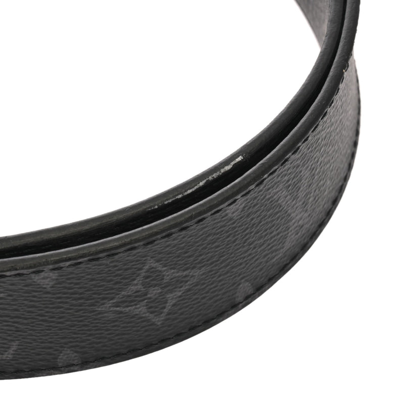 LOUIS VUITTON ルイヴィトン モノグラムエクリプス サンチュール LVサンセット サイズ85 ブラック M0227 メンズ モノグラムキャンバス ベルト ABランク 中古 銀蔵